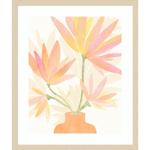 Amanti Art Sweet Pink Floral 5x7 by Kristian Gallagher Wood Framed Wall Art Print - 1 of 4