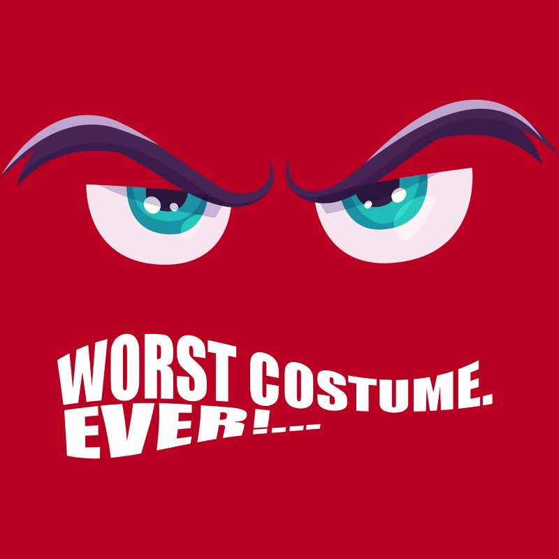 Men's Design By Humans Worst Costume Ever (Halloween) By Editive T-Shirt, 2 of 5