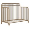 Room & Joy Luna 3-in-1 Convertible Metal Crib JPMA Certified - Gold - image 4 of 4