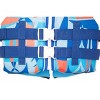 Speedo Junior Life Jacket Vest - Light Blue/Navy/Orange - 3 of 4