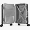 LUGGEX Aluminum Frame Luggage with Spinner Wheels, Zipperless Polycarbonate Hard Shell Suitcase, 24 Inch - 2 of 4