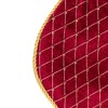 Northlight 20" Red and Gold Diamond Pattern Christmas Stocking - 4 of 4