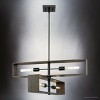 Urban Ambiance Luxury Minimalist Indoor Chandelier,  14-1/4''H x 30"W x 30''D,  Matte Black Finish, UHP4911 - 3 of 4
