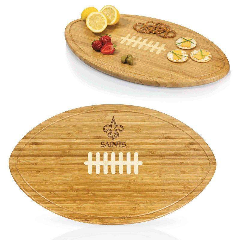 Picnic Time NFL Team Kickoff Bamboo Cutting Board Serving Tray, 3 of 4