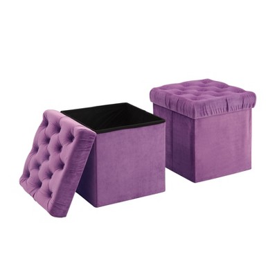 collapsible storage ottoman target
