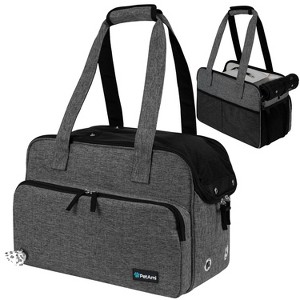 PetAmi Small Dog Purse Carrier, Soft Portable Pet Puppy Cat Travel Handbag Tote, Airline Approved Breathable Pockets Fleece Bed - 1 of 4