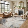 World Rug Gallery Neutral Desert Drift Area Rug for Living Room, Entryway, or Family Spaces – Easy to Clean and Comfortable Underfoot - 2 of 4