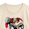 Women's - Marvel - Thor Collegiate Short Sleeve Graphic T-Shirt - 2 of 4