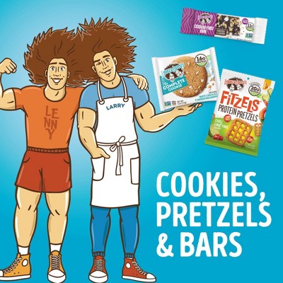 Lenny & Larry's FITZELS Everything Bagel- High Protein Pretzels - Plant Based Protein - 20g Protein - 3oz/8pk