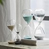 TopComfy Decorative Object Ferdinand 60 Minute Hourglass for Modern Home and Office Decor, White, 3.5"*3.5"*10" - 2 of 4