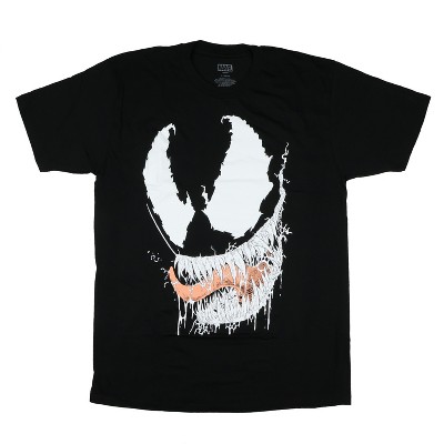 Seven Times Six Marvel Comics Face of Venom T-Shirt Mens Graphic Print Adult Short Sleeve Tee Black