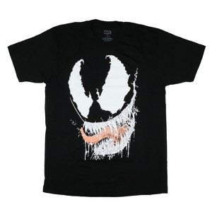 Seven Times Six Marvel Comics Face of Venom T-Shirt Mens Graphic Print Adult Short Sleeve Tee Black - 1 of 3