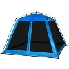 Outdoors Professional Beach Castle Pop-up Walled Gazebo, Blue - 2 of 4