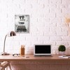 Stupell Industries Fashion Designer Shoes Bookstack Black And White Watercolor Wall Plaque Art - 2 of 4