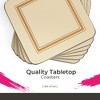 Pimpernel Classic Cream Coasters Set of 6 - 4.25" Square - 2 of 4