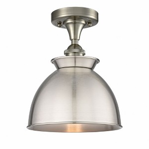 Adirondack - 1 Light Semi-Flush Mount In Art Deco Style-12 Inches Tall and 8.5 Inches Wide - 1 of 1