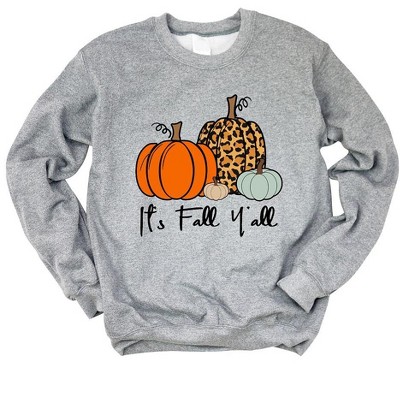 Simply Sage Market Women's Graphic Sweatshirt It's Fall Y'all Pumpkins