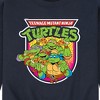 Men's - Teenage Mutant Ninja Turtles - Retro Pizza Graphic Graphic Fleece Sweatshirt - 2 of 4