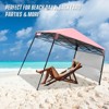 EAGLE PEAK 8x8ft Pop Up Canopy with Sidewall, 8x8 Base 6x6 Top - 2 of 4