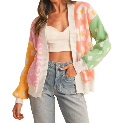Women's Floral Cardigan - Thomas & Co