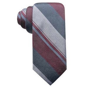 Ryan Seacrest Mens Ponsay Stripe Silk Self-tied Necktie - 1 of 1