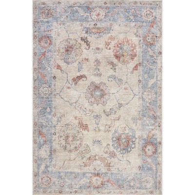 nuLOOM Delana SpinClean Machine Washable Stain-Resistant Area Rug