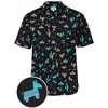Tipsy Elves Men's Hawaiian Shirts - Funny Casual Beach Summer Shirts for Men - 3 of 4
