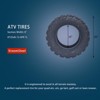 AT25x8-12 All-Terrain Tires Set of 2 ATV Tire 25x8-12 6PR, All Terrain 25x8-12 TL ATV UTV Trail Sand Mud Off-Road Tires (Pack of 2, Tubeless) - 4 of 4