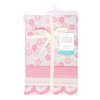 Hudson Baby Infant Girls Cotton Flannel Receiving Blankets 4-Pack, Pink Daisies, One Size - 2 of 4
