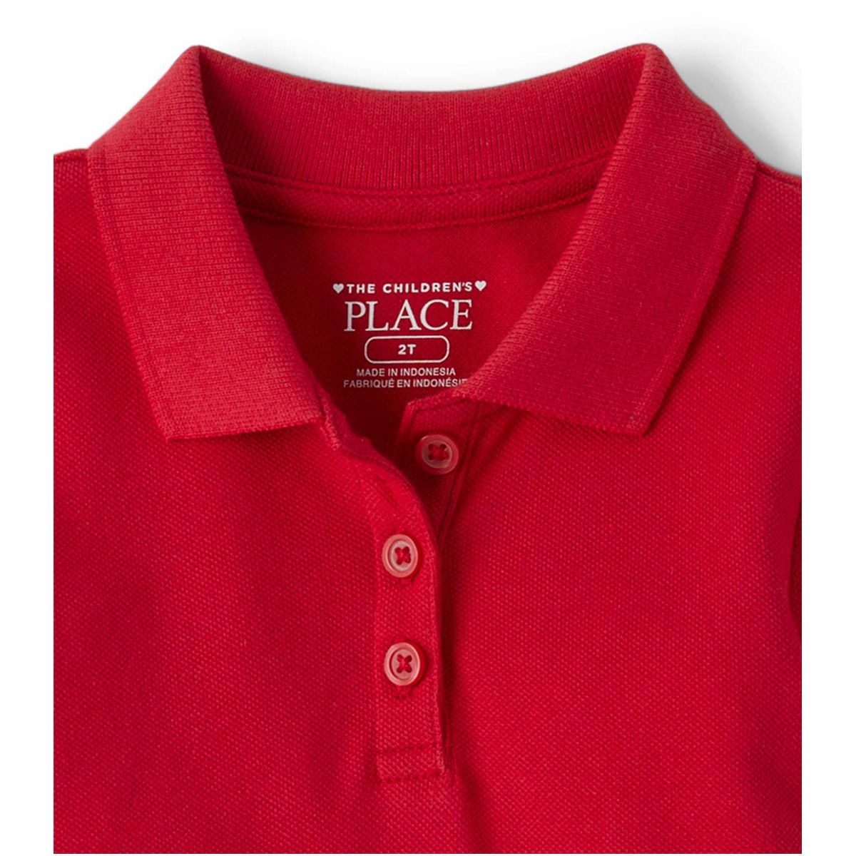 The Children's Place Toddler Girls Uniform Short Sleeve Pique Knit Polo Dress - thumbnail 9