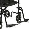 McKesson Foldable Transport Chair, Lightweight, Black, 1 Count - 2 of 4