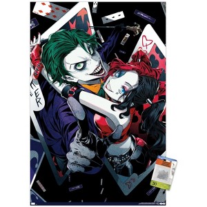 Trends International DC Comics - Harley Quinn Anime - Joker Hug Unframed Wall Poster Prints - 1 of 4