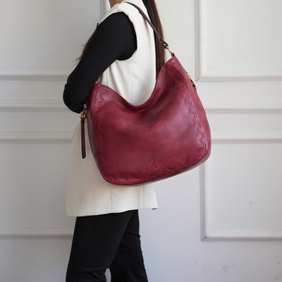 MKF Collection Lucille Hobo Shoulder Bag and Wallet by Mia K- Red — фото 4
