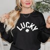 Simply Sage Market Women's Graphic Sweatshirt Lucky Arched Distressed - 2 of 4