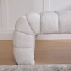 Hrinhom 69.7"W Chenille Bench, Channel Tufted Ottoman, Bed Bench - 3 of 4