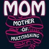 Men's Design By Humans Mom Mother of Multitasking Banner By WonderfulDream Tank Top - 2 of 2