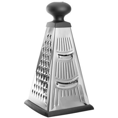 BergHOFF Essentials 9" Stainless Steel 4-Sided Pyramid Grater