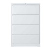 ACEPANO 52.36 in. H Metal Lateral File Cabinet with Lock & 4 Drawers for Office & Home-White - 3 of 4
