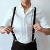 Anna-Kaci Men's Elastic Suspenders 47 inches - Adjustable 4-Clips Formal & Casual Suspenders for Trousers - 2 of 2