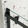 Sliding Glass Shower Door with Tempered Glass - 3 of 4