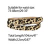 INSPIRE CHIC Women's Leopard Print Faux Leather Casual Waist Belts - 3 of 4