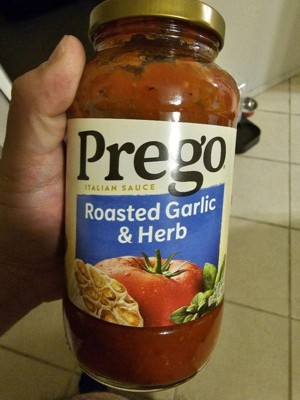 (3 pack) Prego Pasta Sauce, Italian Tomato Sauce with Roasted Garlic &  Herbs, 24 oz Jar