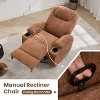 360° Swivel Recliner Chair with Massage and Heat,Glider Rocker Reclining Lounge Chair - 4 of 4