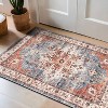 World Rug Gallery Traditional Distressed Washable Non Slip Area Rug - 2 of 4