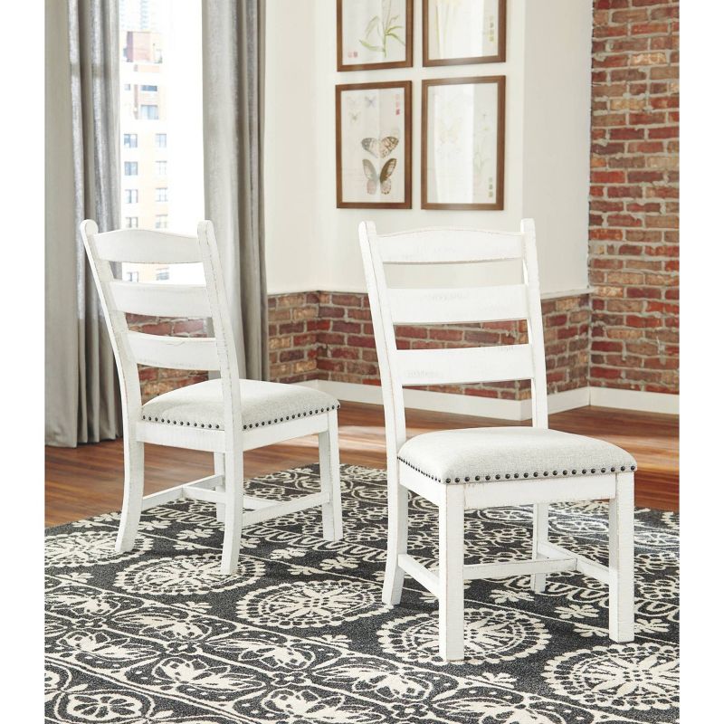 Set of 2 Valebeck Dining Room Chair White - Signature Design by Ashley, 4 of 7