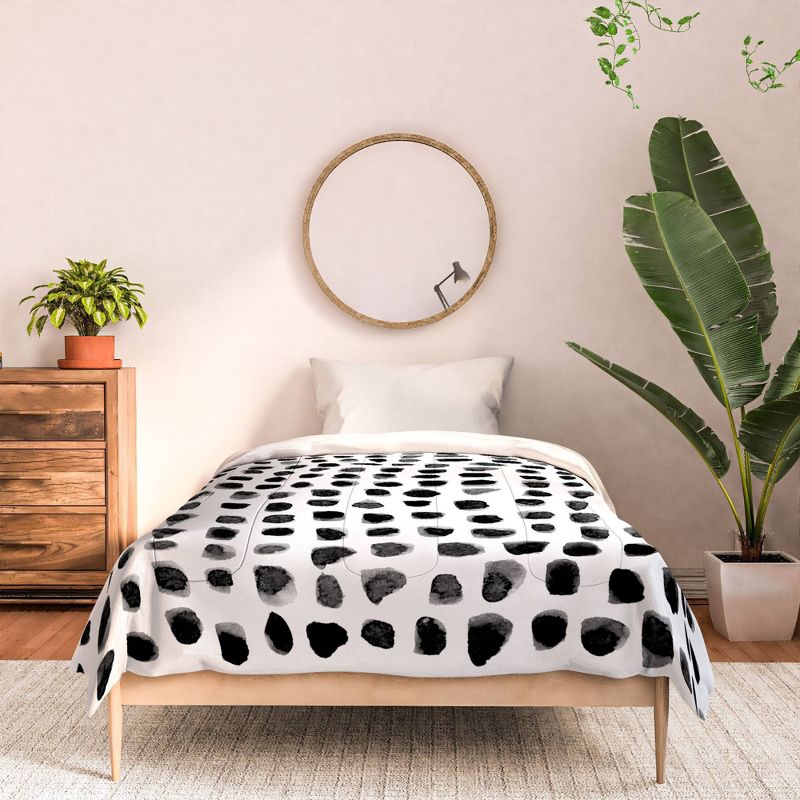 Summer Sun Home Art Dots Polyester Comforter Set - Deny Designs, 4 of 9