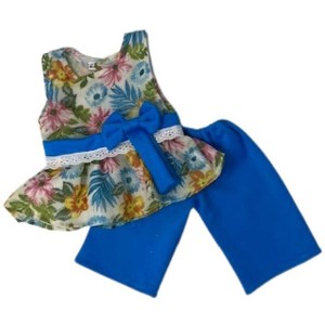 Doll Clothes Superstore Handmade Summer Flowers Outfit For 15-16 Inch Cabbage Patch Kid Dolls - 1 of 4