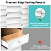 SKONYON 41" Kitchen Cabinet Pantry Storage 2 Door Floor with Adjustable Shelves - 4 of 4