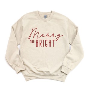 Simply Sage Market Women's Graphic Sweatshirt Merry and Bright - 1 of 4