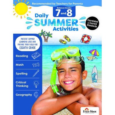 Daily Summer Activities - by  Evan-Moor Educational Publishers (Paperback)